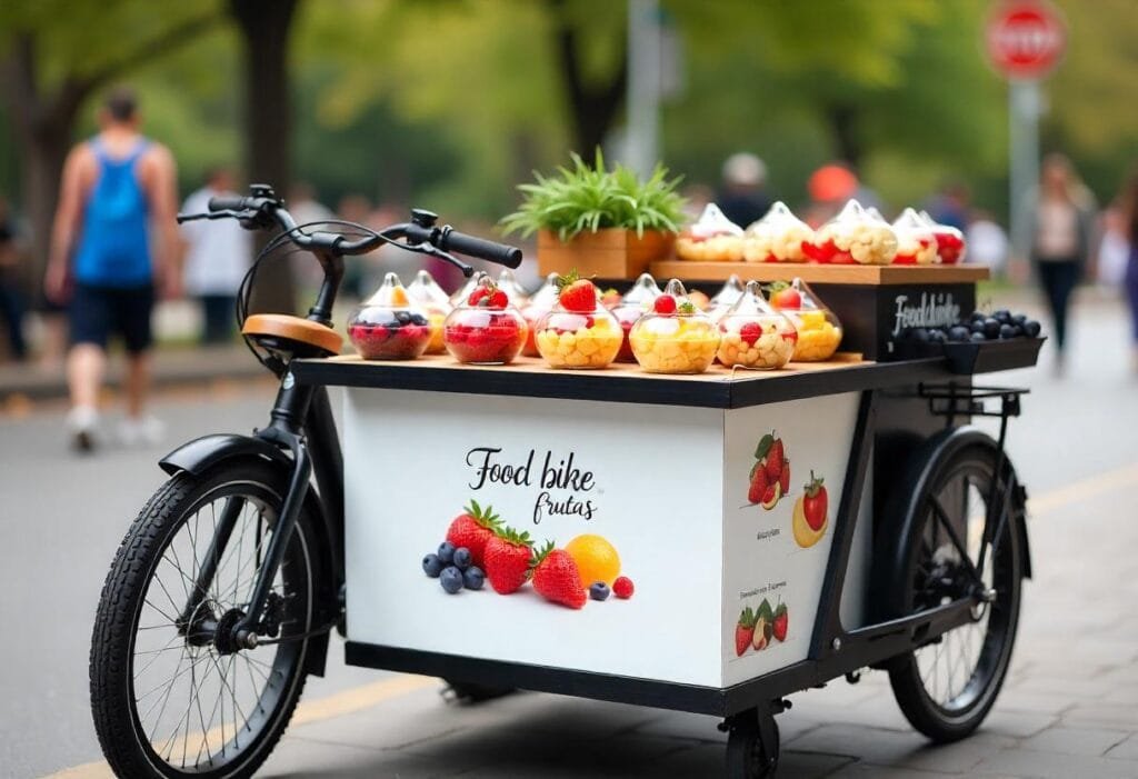 Como ganhar dinheiro com frutas usando food bike