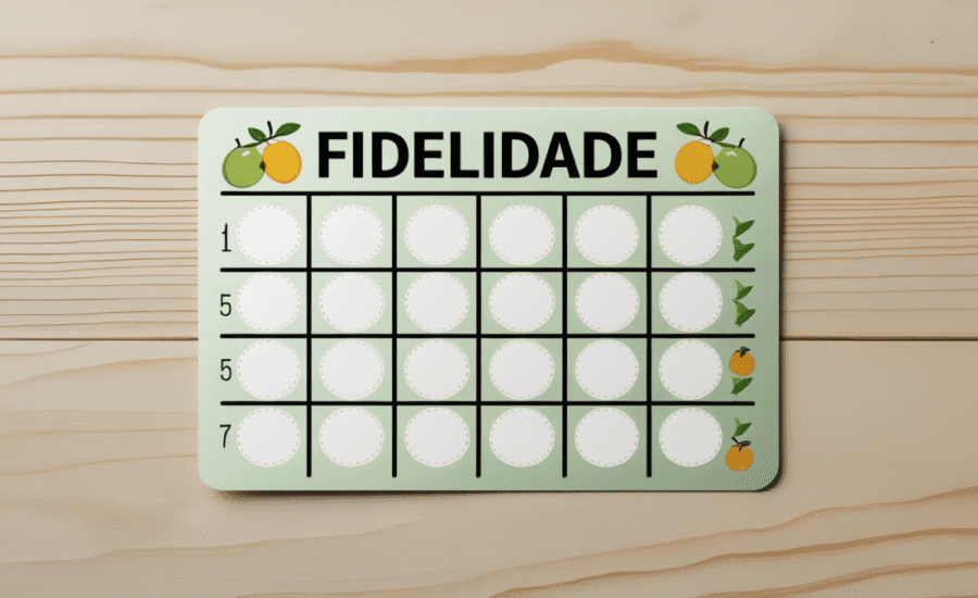 Cartão fidelidade no varejo
