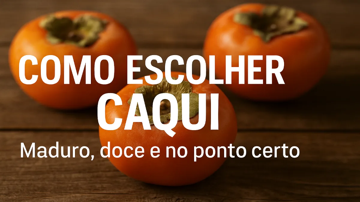 Como escolher caqui