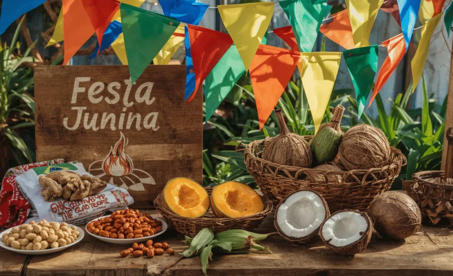 Frutas e legumes mais vendidos nas festas juninas
