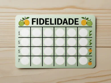Cartão fidelidade no varejo