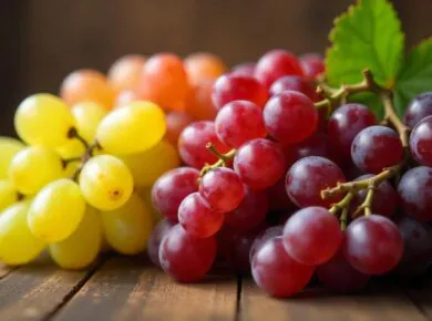 Tipos de uvas mais vendidas no varejo